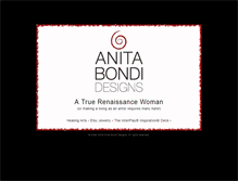 Tablet Screenshot of anitabondidesigns.com